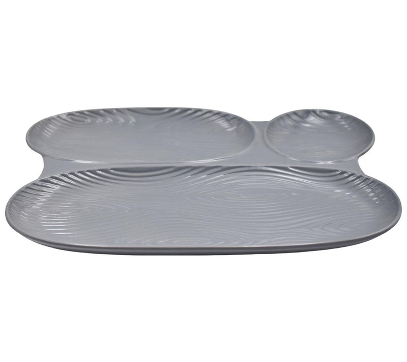 Temp-tations Woodland 3-Section Snack Tray — View 5