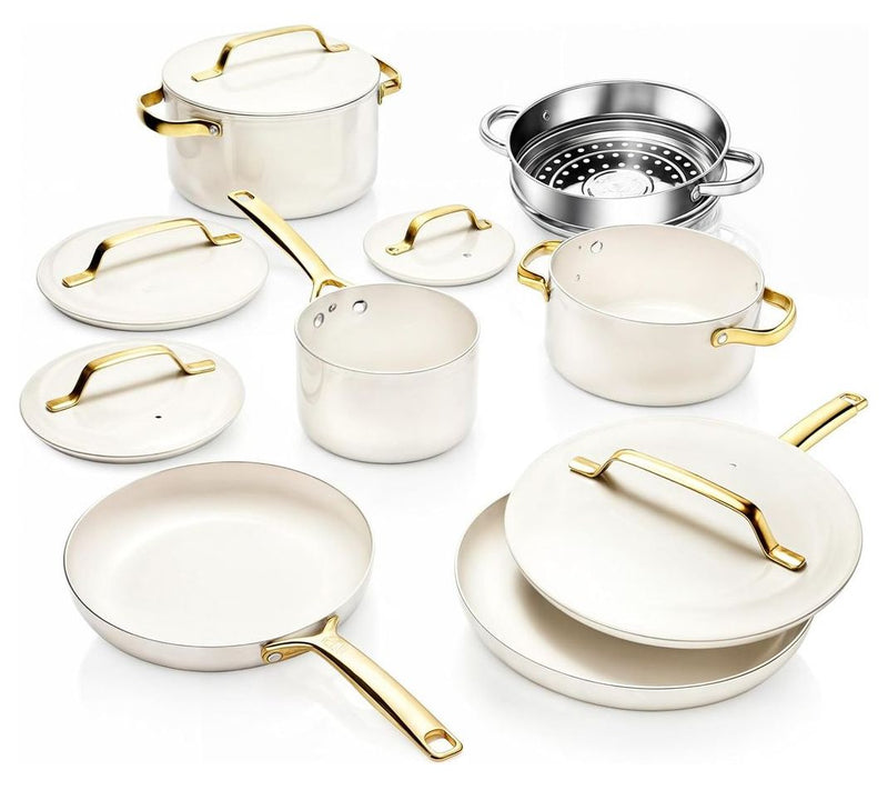 Gotham Steel Modern 11 Piece Ceramic Nonstick Cookware Set — View 5