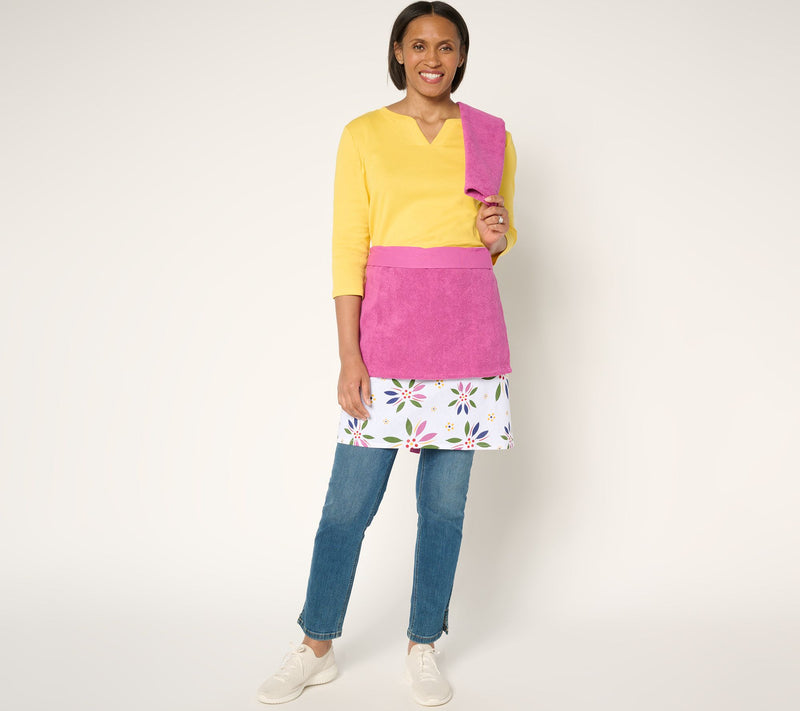 Temp-tations Apron Skirt with Towels — View 2