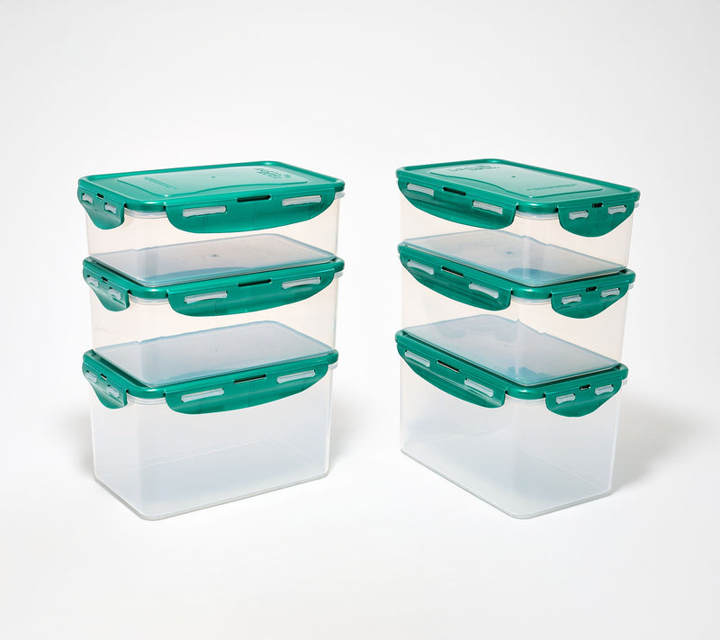 LocknLock 6-Piece Rectangle Storage Set — View 12
