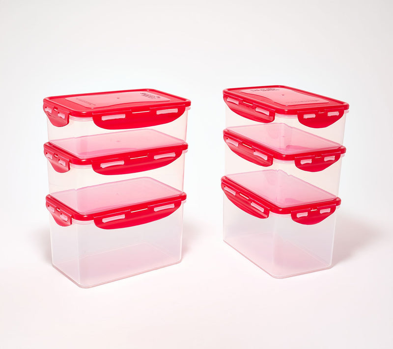 LocknLock 6-Piece Rectangle Storage Set — View 14