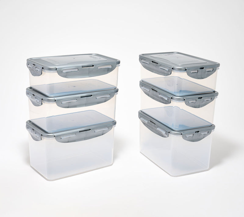 LocknLock 6-Piece Rectangle Storage Set — View 16