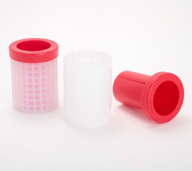 Tovolo Mini Silicone Ice Cube Tray w/ Storage Bins & Ice Cups — View 4