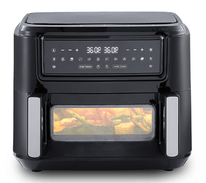 Elite Cuisine 10.5L Digital Dual Chamber Air Fryer Oven