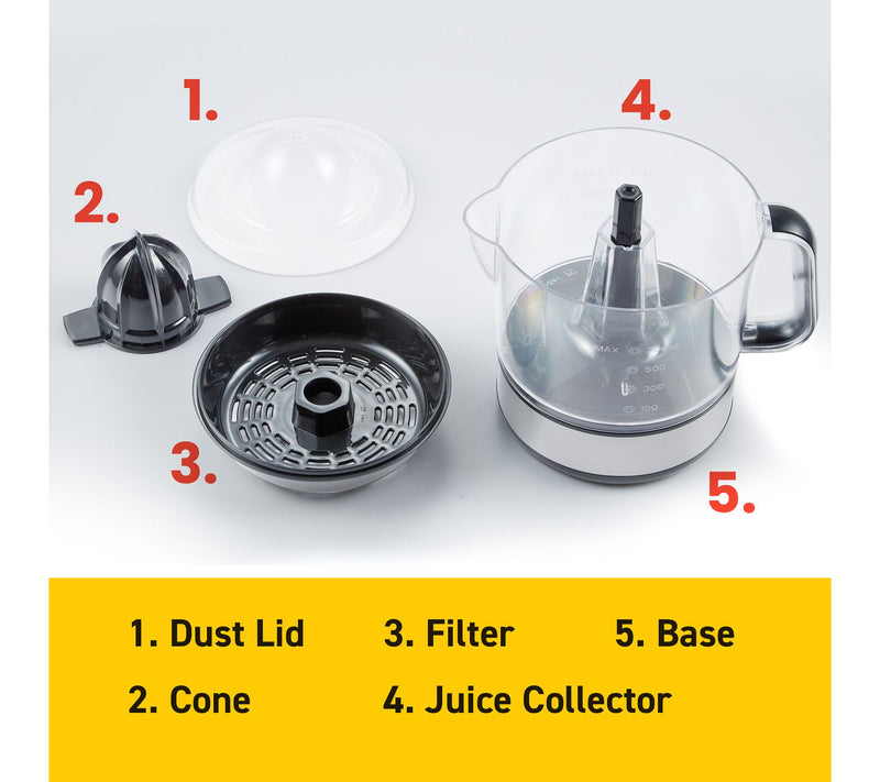 Elite Cuisine 3-Cup Electric Citrus Juicer — View 5