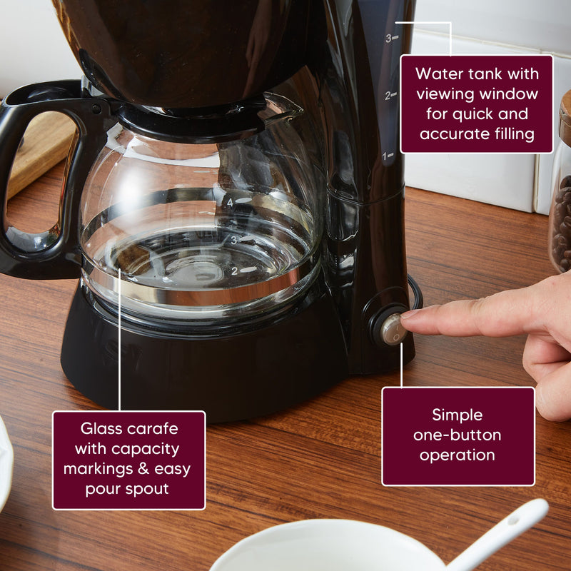 Elite Cuisine  4-Cup Brew & Drip Coffee Maker — View 5