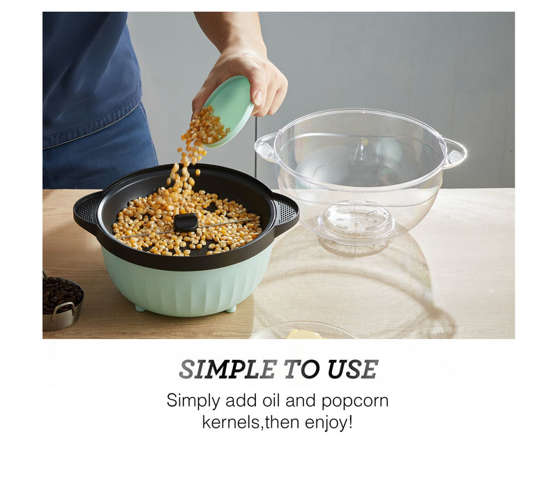 Elite Cuisine 4.5-Qt Hot Oil Stirrer Popcorn Popper — View 4