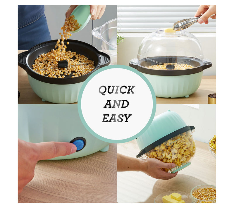 Elite Cuisine 4.5-Qt Hot Oil Stirrer Popcorn Popper — View 7