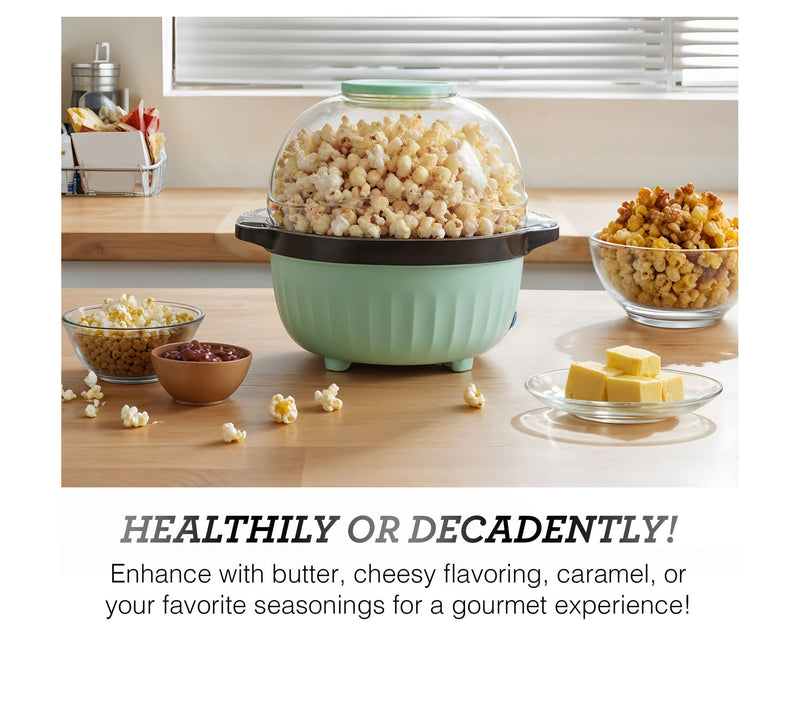 Elite Cuisine 4.5-Qt Hot Oil Stirrer Popcorn Popper — View 6