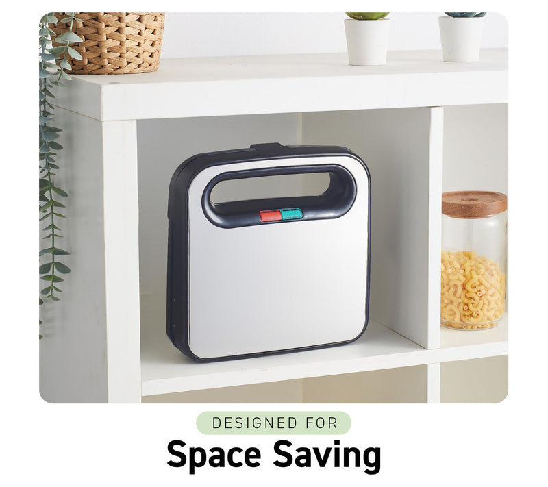 Elite Cuisine Electric Dual Panini/Sandwich Maker — View 4