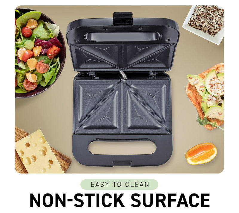 Elite Cuisine Electric Dual Panini/Sandwich Maker — View 7