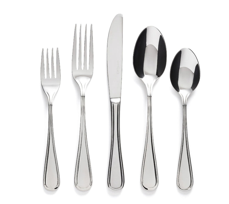 over&back 20 Piece Classic Flatware Set - Stainless Steel — View 2