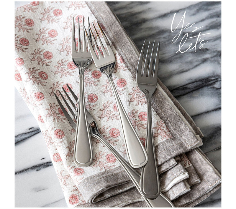 over&back 20 Piece Classic Flatware Set - Stainless Steel — View 8