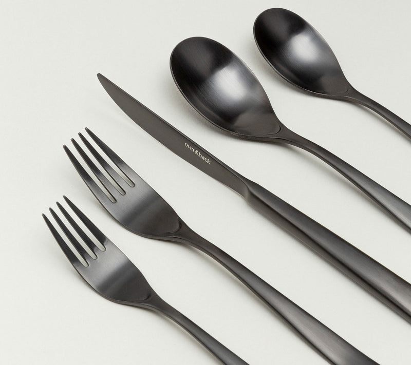 over&back 20-Piece Curved Flatware 4 Set Servic — View 6
