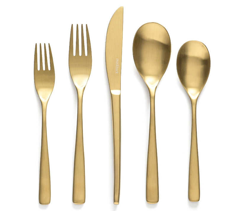 over&back 20-Piece Curved Flatware 4 Set Servic — Main view