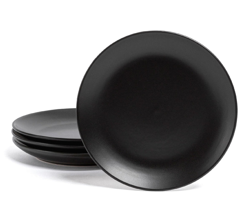 over&back Coupe 6.3" Semi-Matte Stoneware App Plates, Set of 4 — View 3