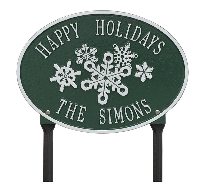 Snowflake Personalized Sign — View 9