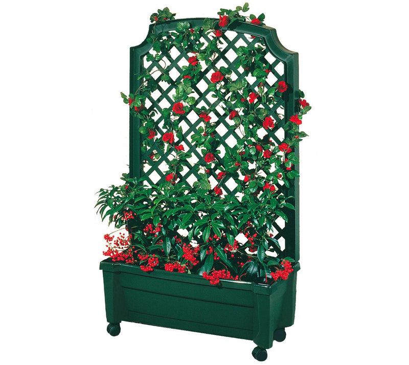 Calypso Planter Trellis with Self-Watering System with Wheels — View 13