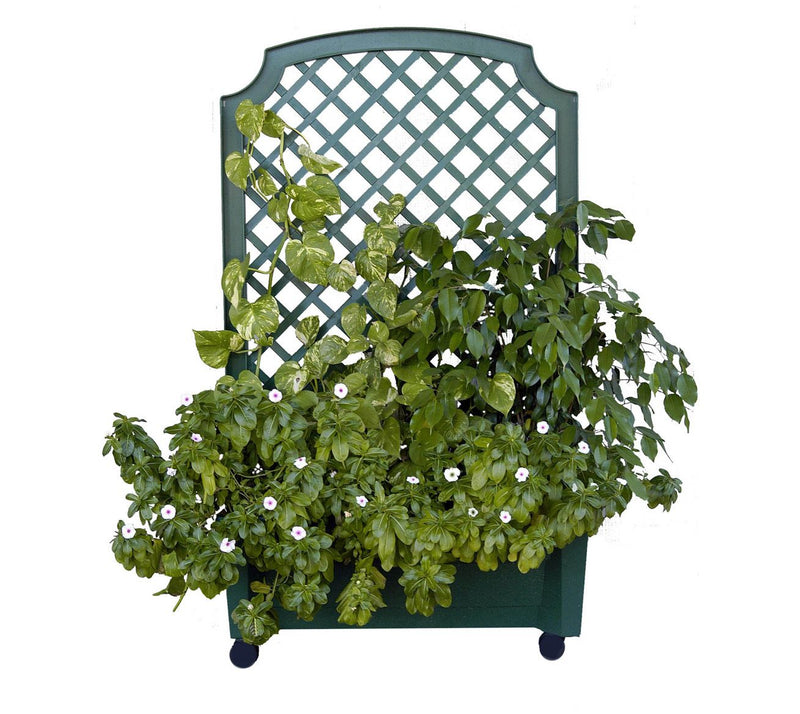 Calypso Planter Trellis with Self-Watering System with Wheels — View 14