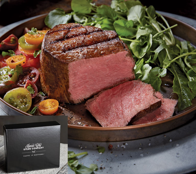 Kansas City Steak Co. (4) 8-oz Filet Mignon Steaks Gift Box — Main view