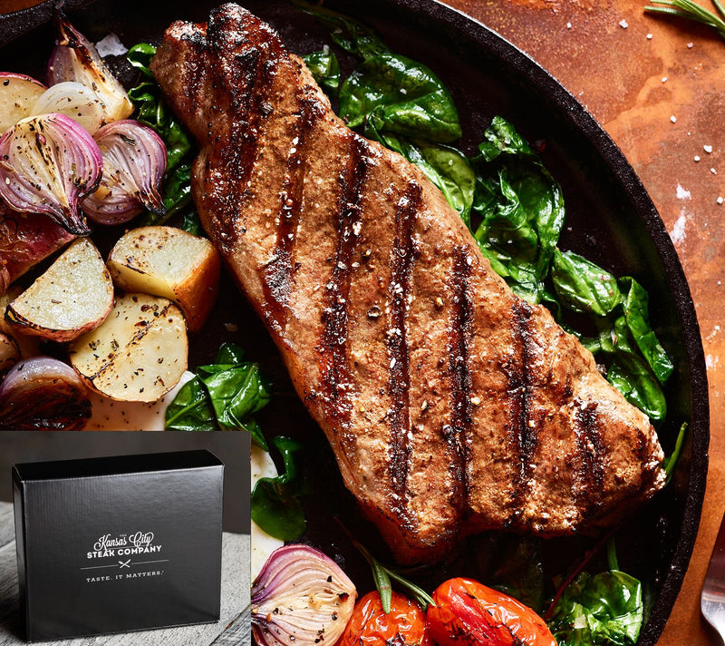 Kansas City Steak Co (4) 12-oz KC Strip Steak sin Gift Box — Main view