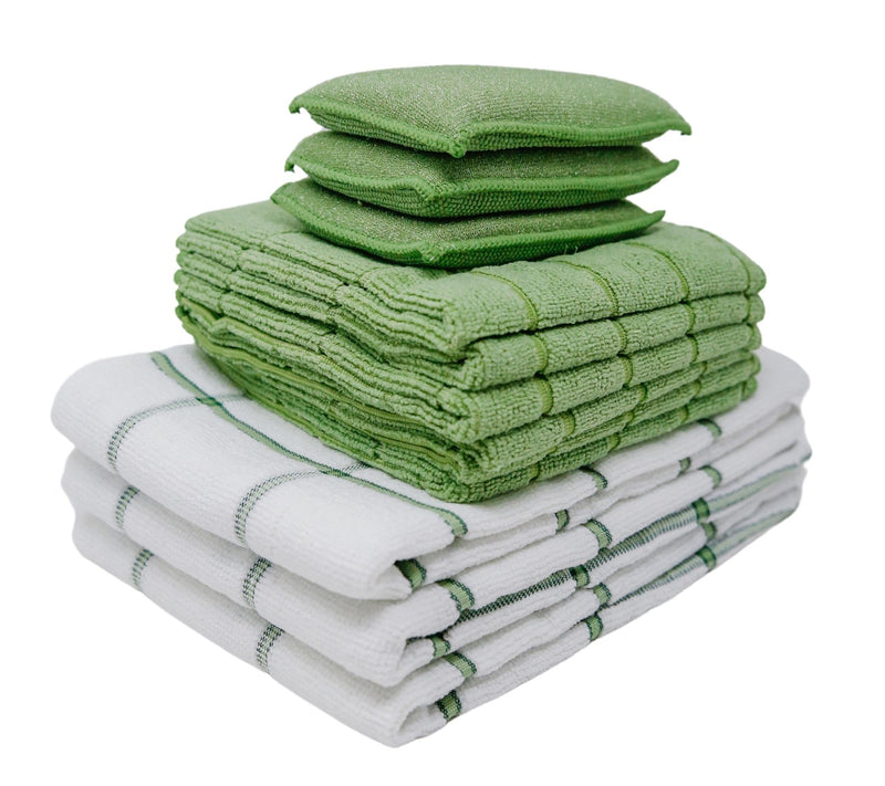 Don Aslett's 12 Piece Microfiber Kitchen Cleanup Set — View 5