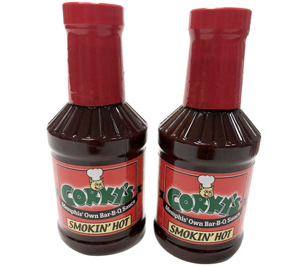 Corky's BBQ (2) Bottles of Hot BBQ Sauce