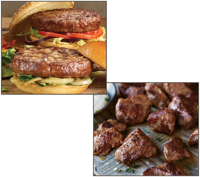 Kansas City Steak Co. 12 Steakburgers & (2)1-lbTenderloin Tips — View 7
