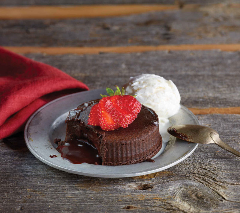 Kansas City Steak Co. (4) 4" Chocolate Truff leLava Cakes — Main view