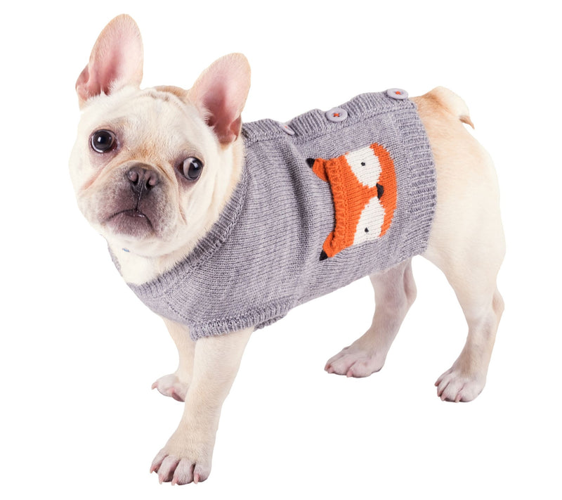 The Worthy Dog Fox Cardigan Sweater — View 4