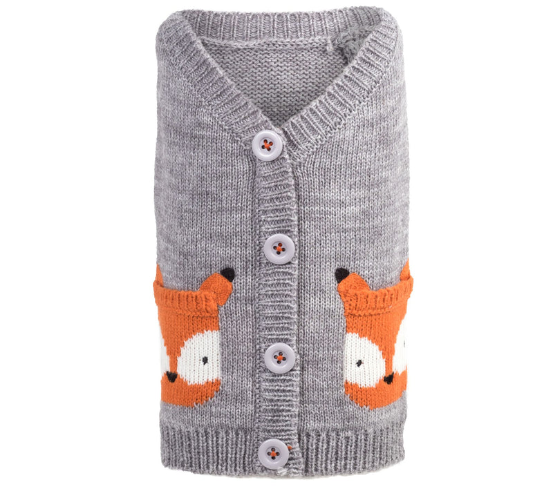 The Worthy Dog Fox Cardigan Sweater — View 3