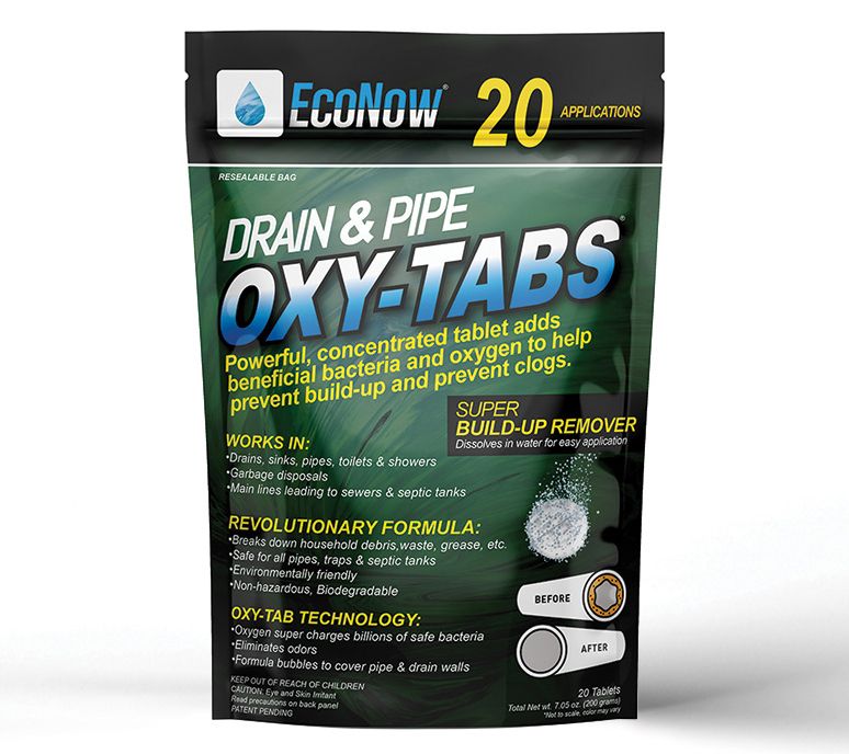 Drain & Pipe Oxy-Tabs Buildup Remover & Drain Cleaner Tablets — Main view