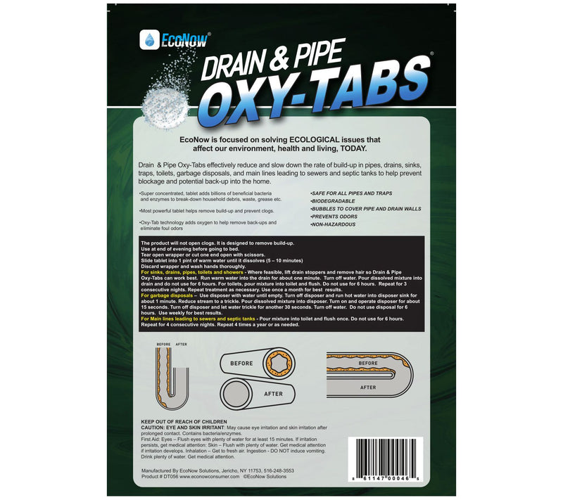 Drain & Pipe Oxy-Tabs Buildup Remover & Drain Cleaner Tablets — View 2