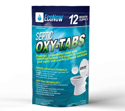 EcoNow 12 Septic Oxy-Tabs Professional Septic Tank Treatment