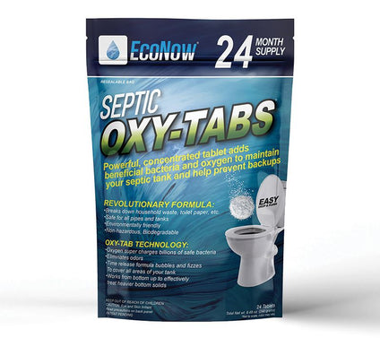 EcoNow 24 Septic Oxy-Tabs Professional Septic Tank Treatment