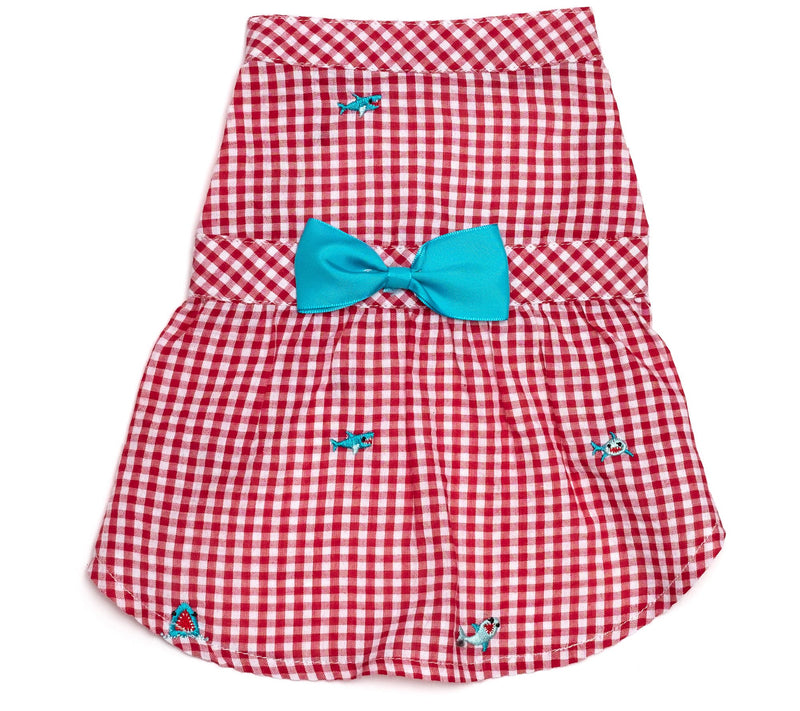 The Worthy Dog Gingham Chomp Dress — Main view