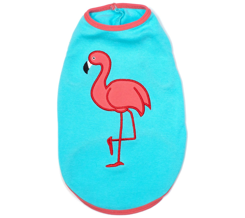 The Worthy Dog Flamingo Tee — View 3