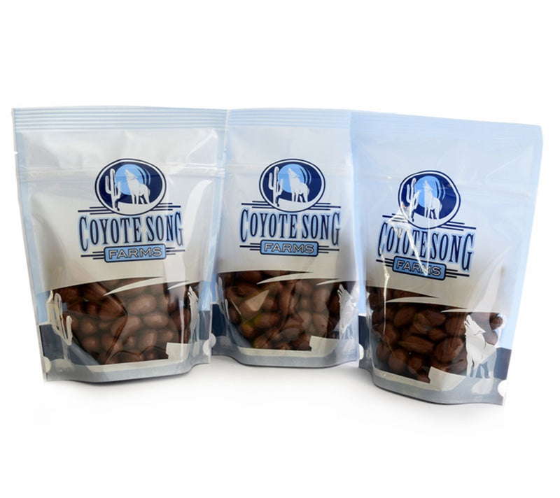 Coyote Song Farms (3) 16-oz Milk Chocolate Almonds Pure — Main view