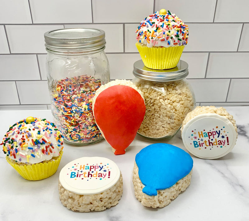 Creative Crispies 6-Piece Assorted Birthday Treats — Main view