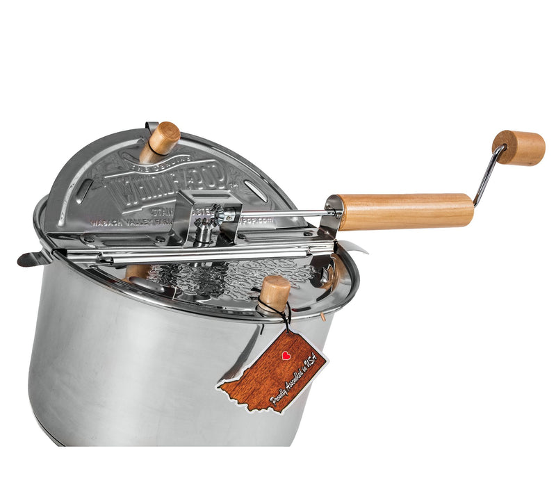 Wabash Valley Farms Pop Stove Top Popcorn Popper — View 2