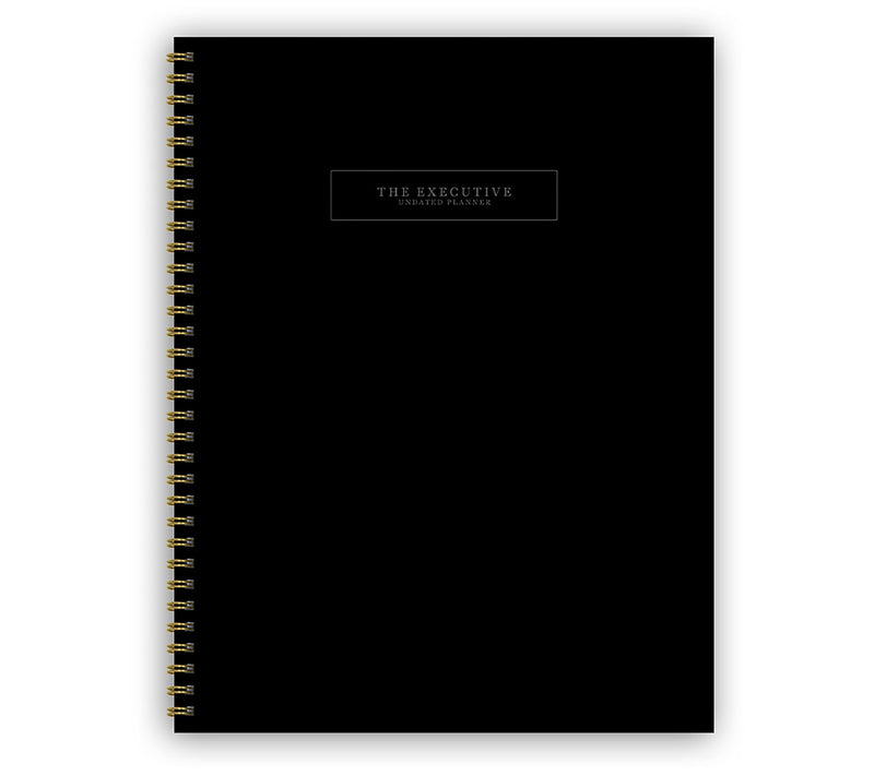 Undated Executive Weekly Planner — Main view