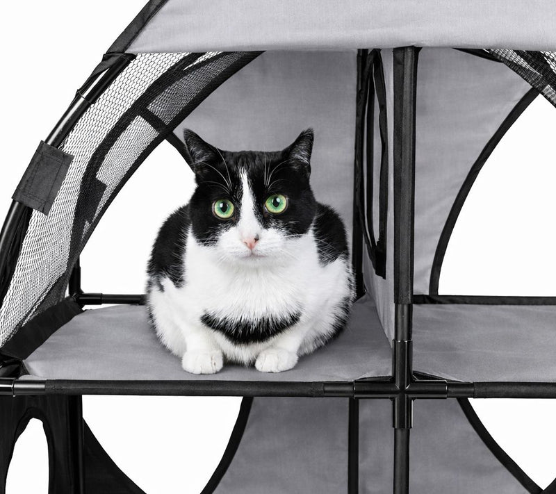 Pet Life Kitty Play Obstacle Travel Soft Folding Pet Cat Hous — View 16