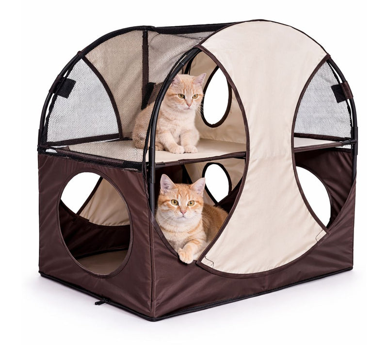 Pet Life Kitty Play Obstacle Travel Soft Folding Pet Cat Hous — View 7