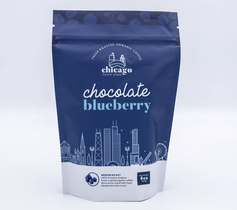 Chicago French Press Chocolate Blueberry 8-oz Coffee — Main view