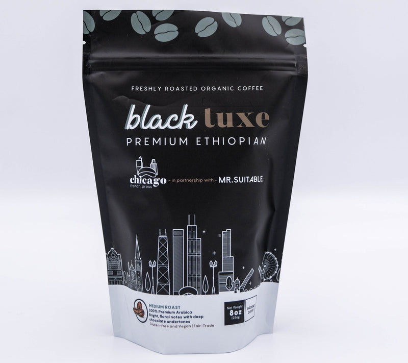 Chicago French Press Black Tuxe 8-oz Bag — Main view