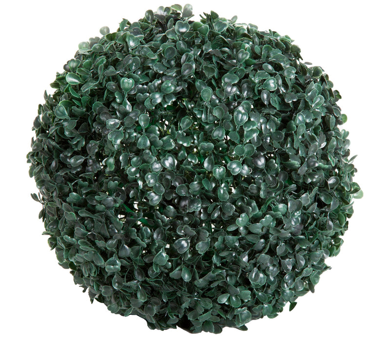 Hastings Home Solar Powered LED Pre-lit Faux Boxwood — View 4