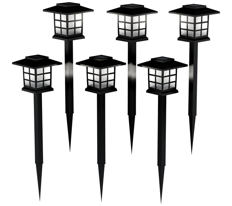 Hastings Home Solar Pathway Coach Lights - Setf 6 — Main view