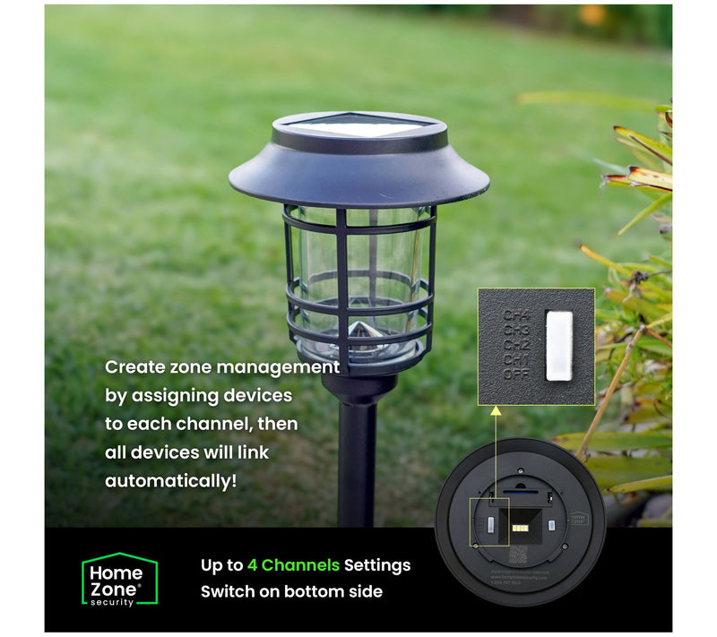 Home Zone Set of 6 Mesh Linkable Solar Lights — View 11