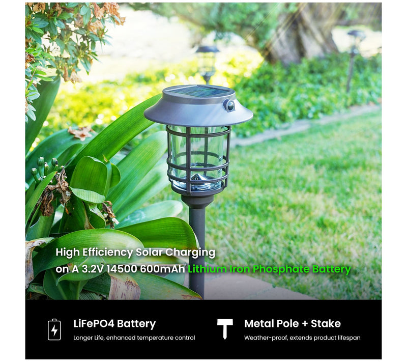 Home Zone Set of 6 Mesh Linkable Solar Lights — View 10
