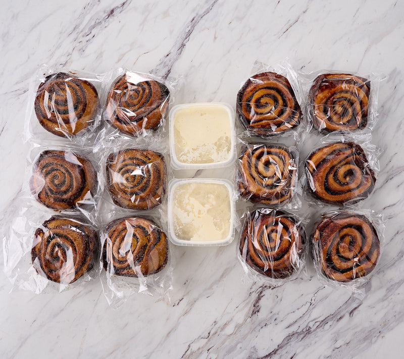 Jimmy the Baker (12) 5.25 oz Cinnamon or Pumpkin Rolls With Icing — View 2